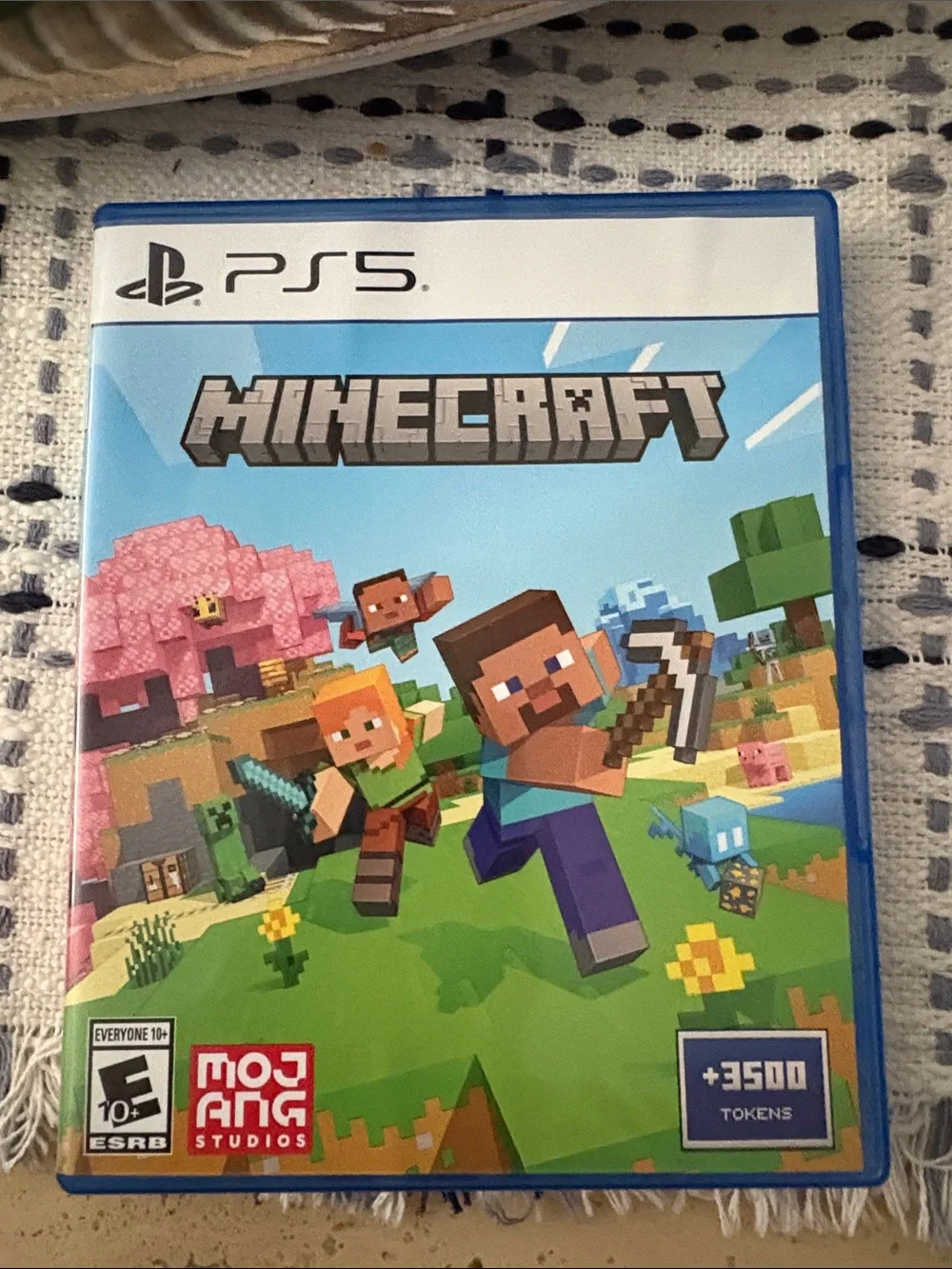 Sony PS5 Minecraft Game Case in Blue